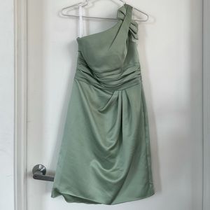Green bridesmaids dress